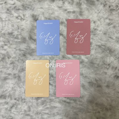 Hapa Kristin 員瑛代言卡 1套