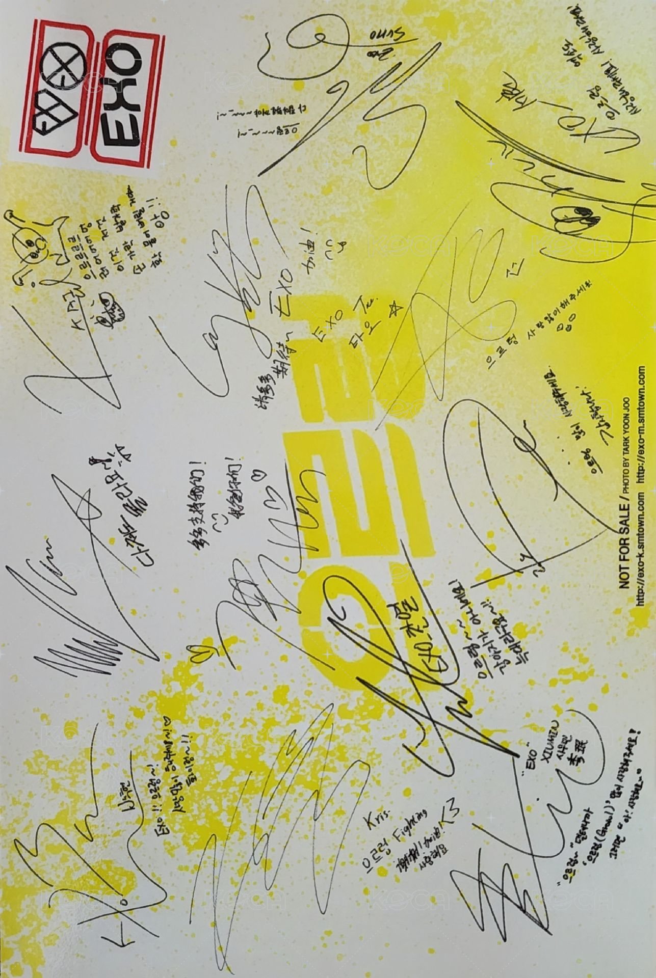 GROWL 專輯卡  背面