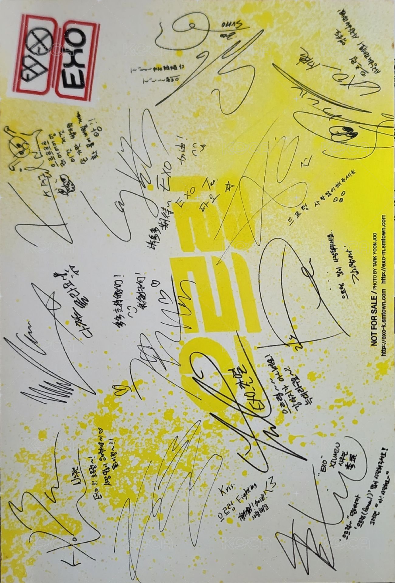 GROWL 專輯卡  背面