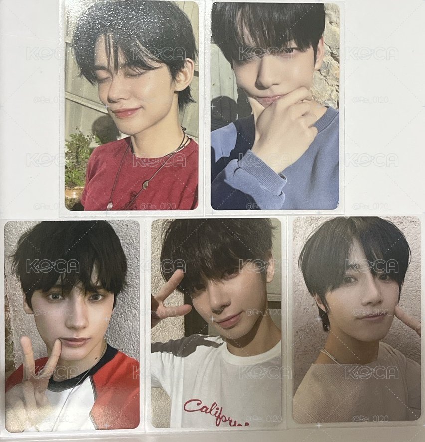 TXT 愛語日通特典一套