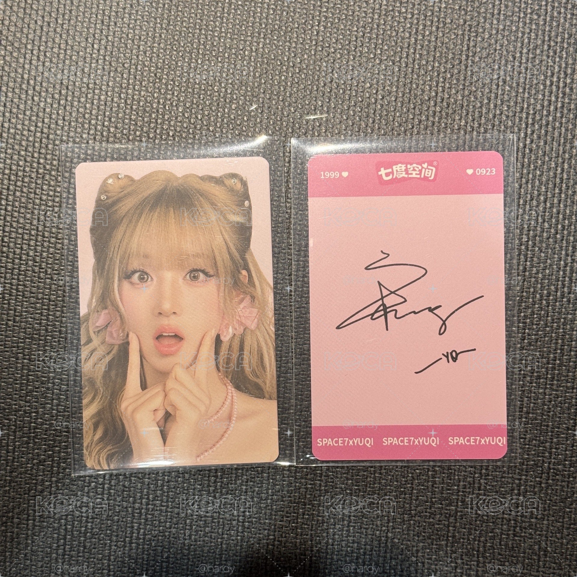 Yuqi 琦七度空間 代言卡