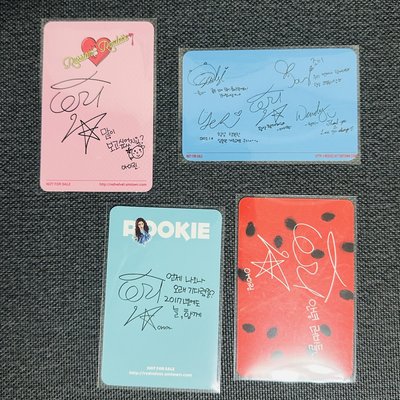 Red Velvet 舊專 Irene專卡