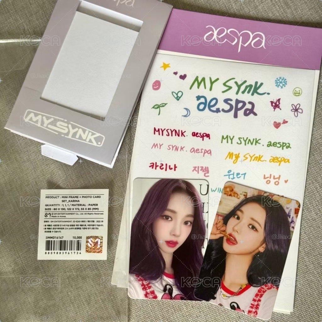 aespa FM My Synk Karina相框卡