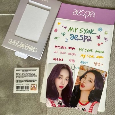 aespa FM My Synk Karina相框卡