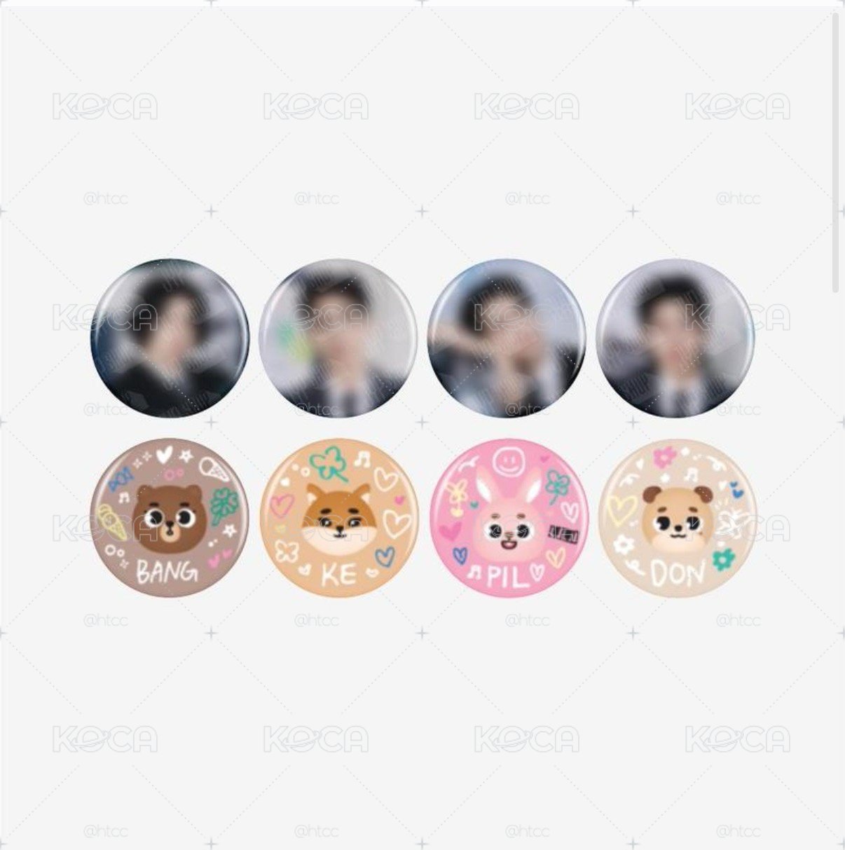 DAY6 3RD FM I Need My Day 徽章 晟鎮永哯🐻🦊 성진영현 無原包裝