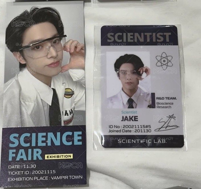 ENHYPEN WORLD科學家 Jake沈載倫SP卡