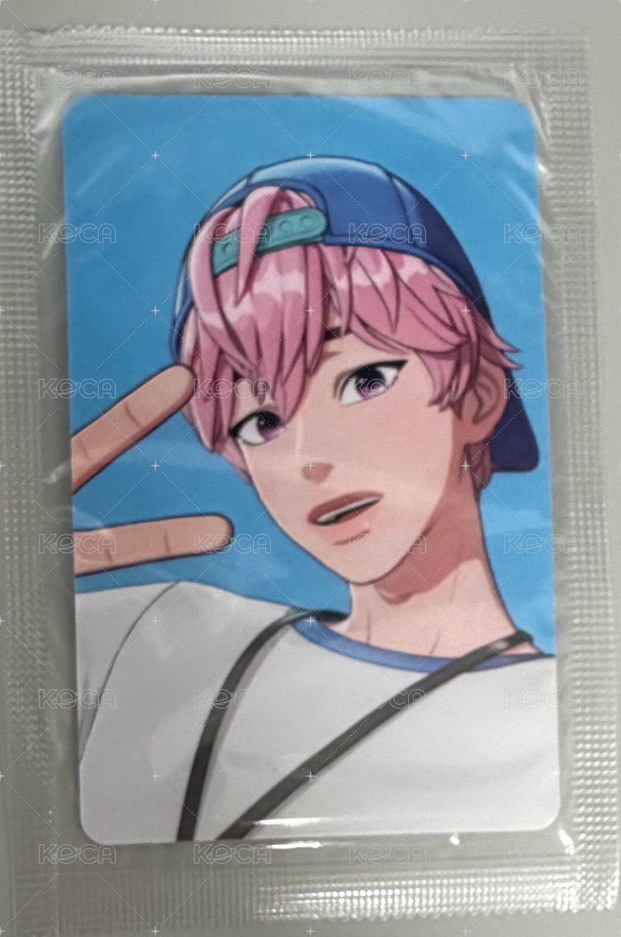 藍底💗