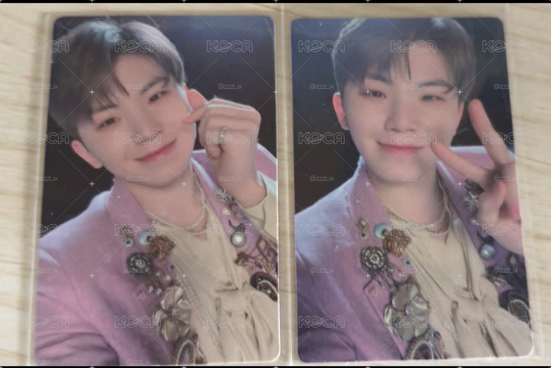 SEVENTEEN WOOZI 正四克拉盤 專輯卡