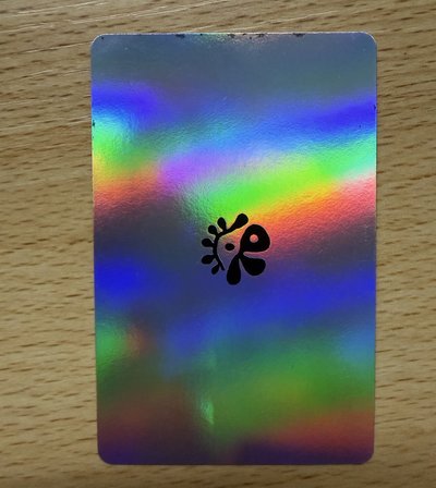 球專團（卡背有受潮黑點）