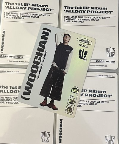 Teleca 限量出道紀念卡（Woochan)