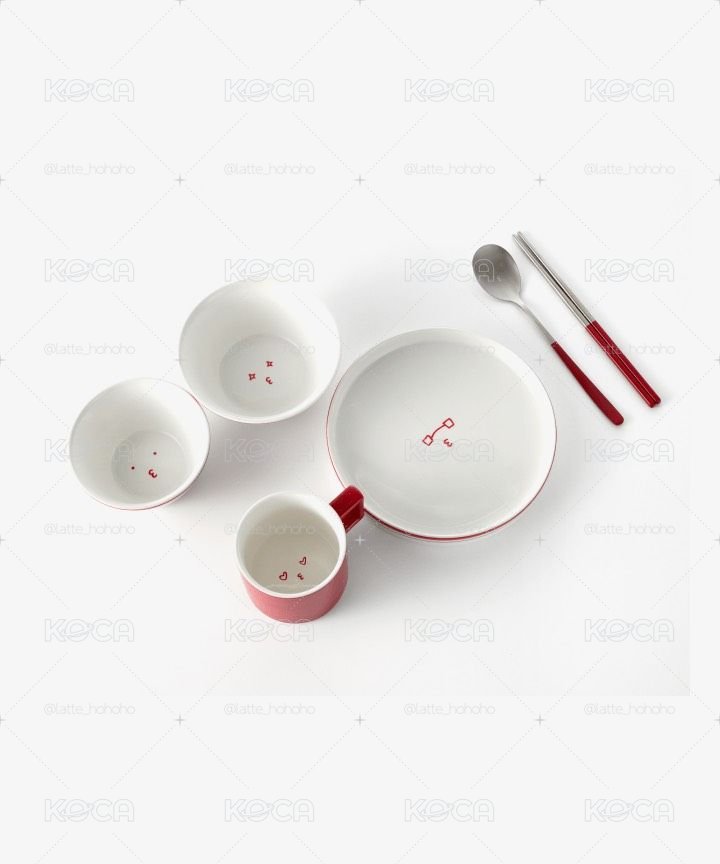 成員自製週邊 知勳餐具組