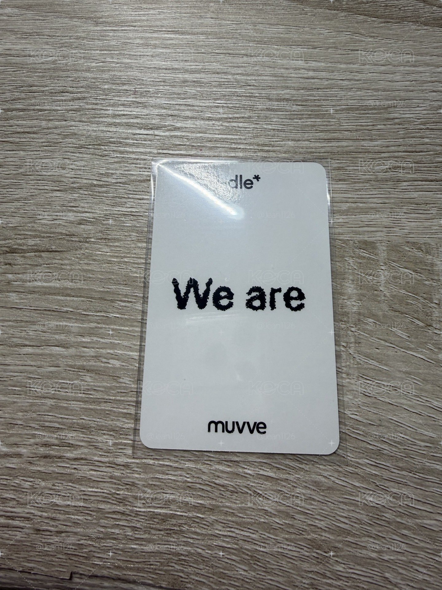 We are mu 簽售卡 