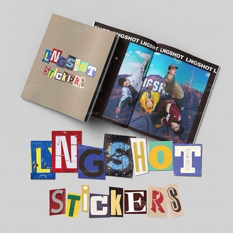 LNGSHOT 貼紙書