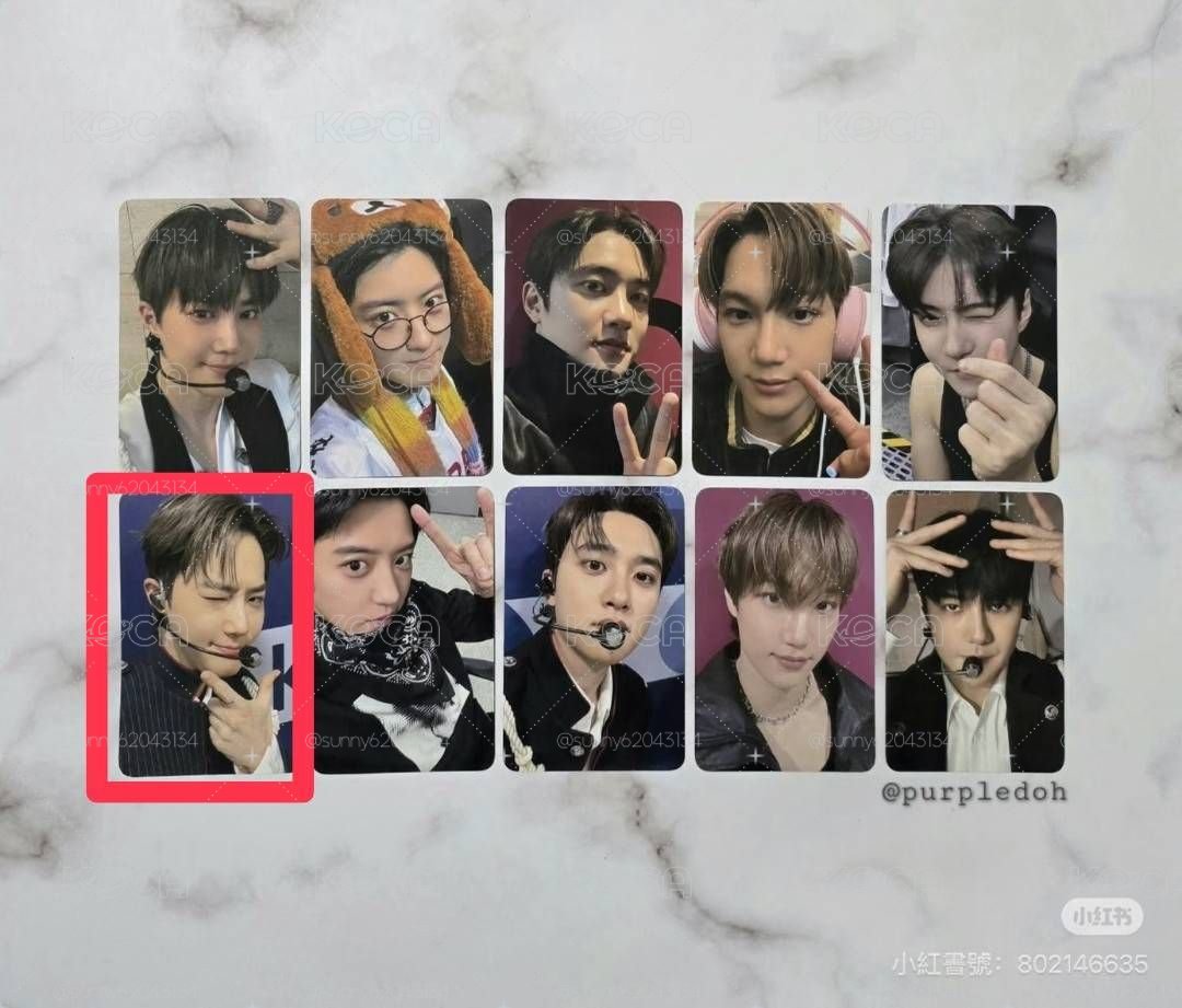 EXO 8輯 K4通路 SUHO🐰小卡