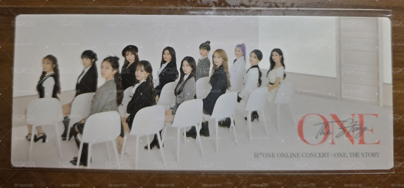 IZ*ONE 演唱會票卡