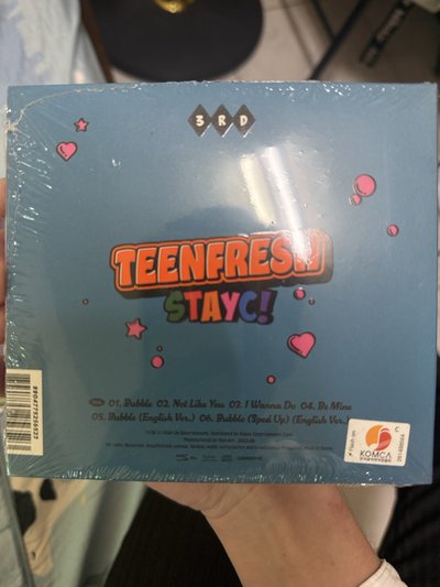 Stayc bubble teenfresh專輯 sumin封面