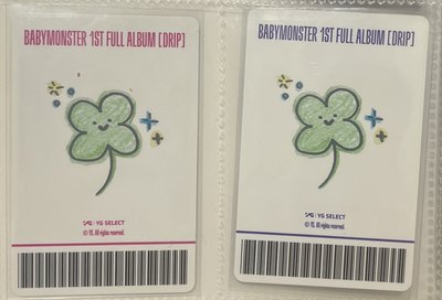 YG中區2.0（手繪幸運草卡背）