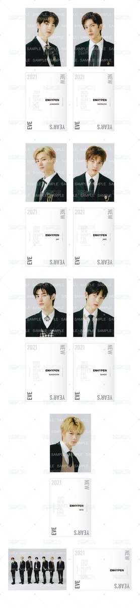 wvs 2021 New Year's Eve Live 明信片  背面