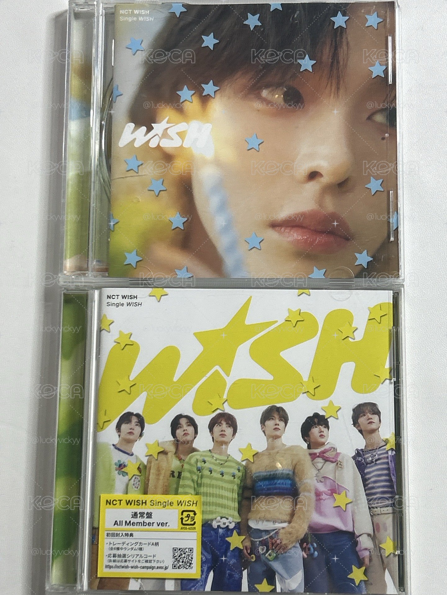 wish 出道日專 團封+riku單封