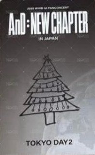 AnD:NEW CHAPTER  日場聖誕特別 入場卡 / 場限卡  背面