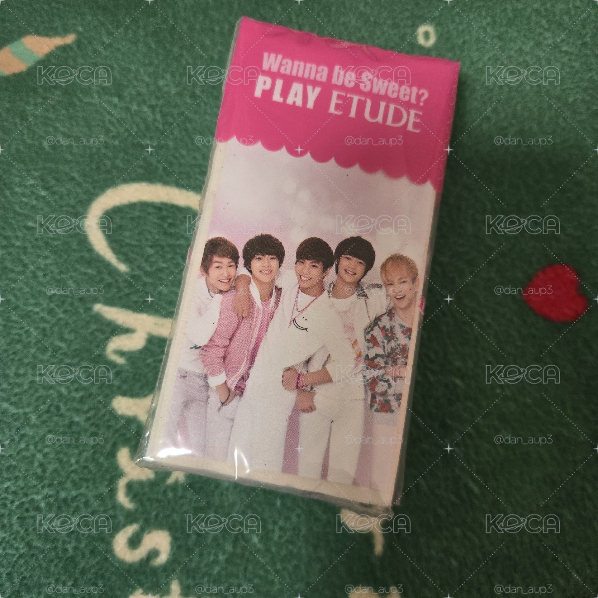 SHINee代言週邊Etude House面紙 快速寄出