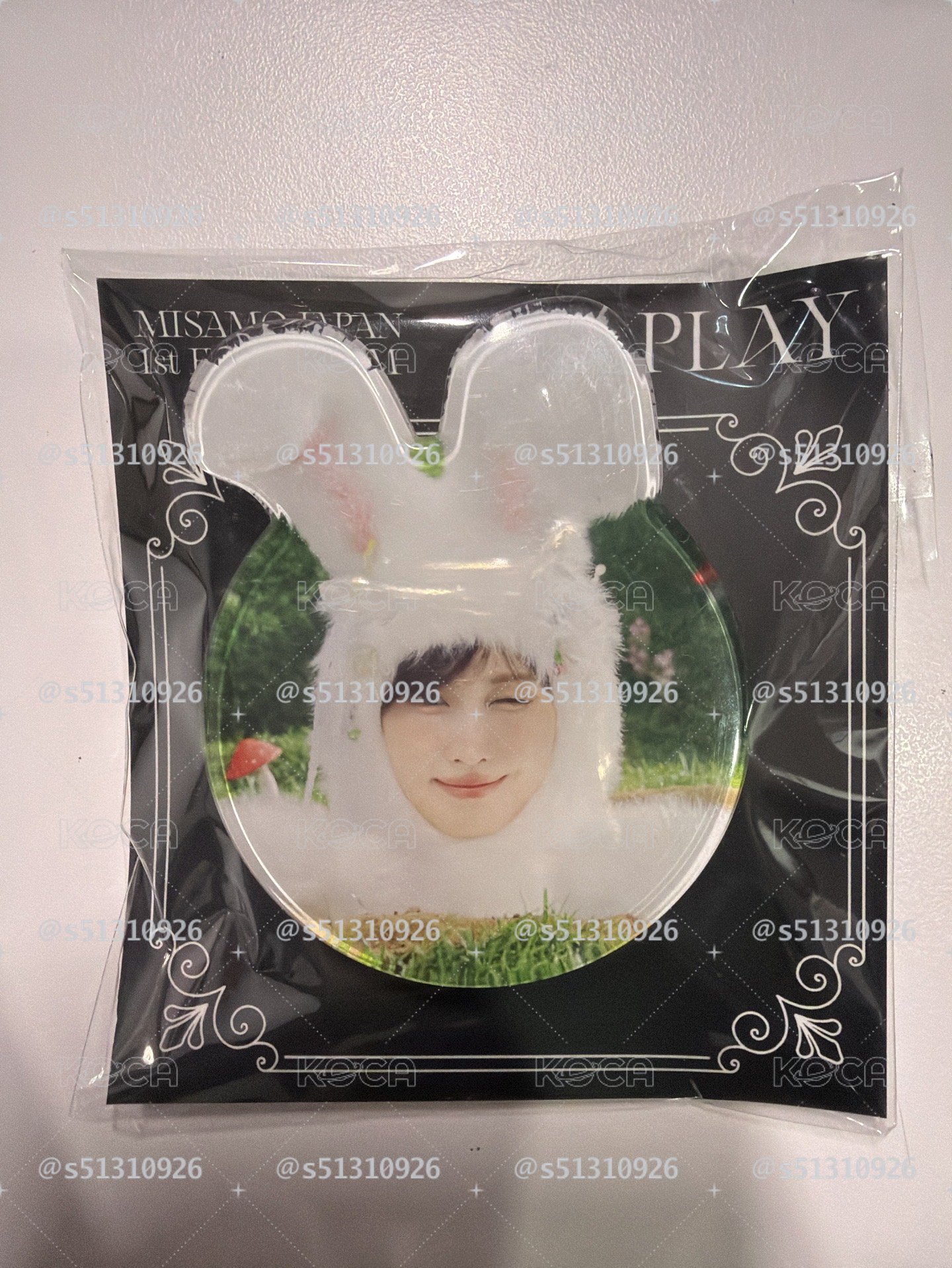 現貨速出✨TWICE MISAMO PLAY 周邊 桃 momo 兔耳 手機支架