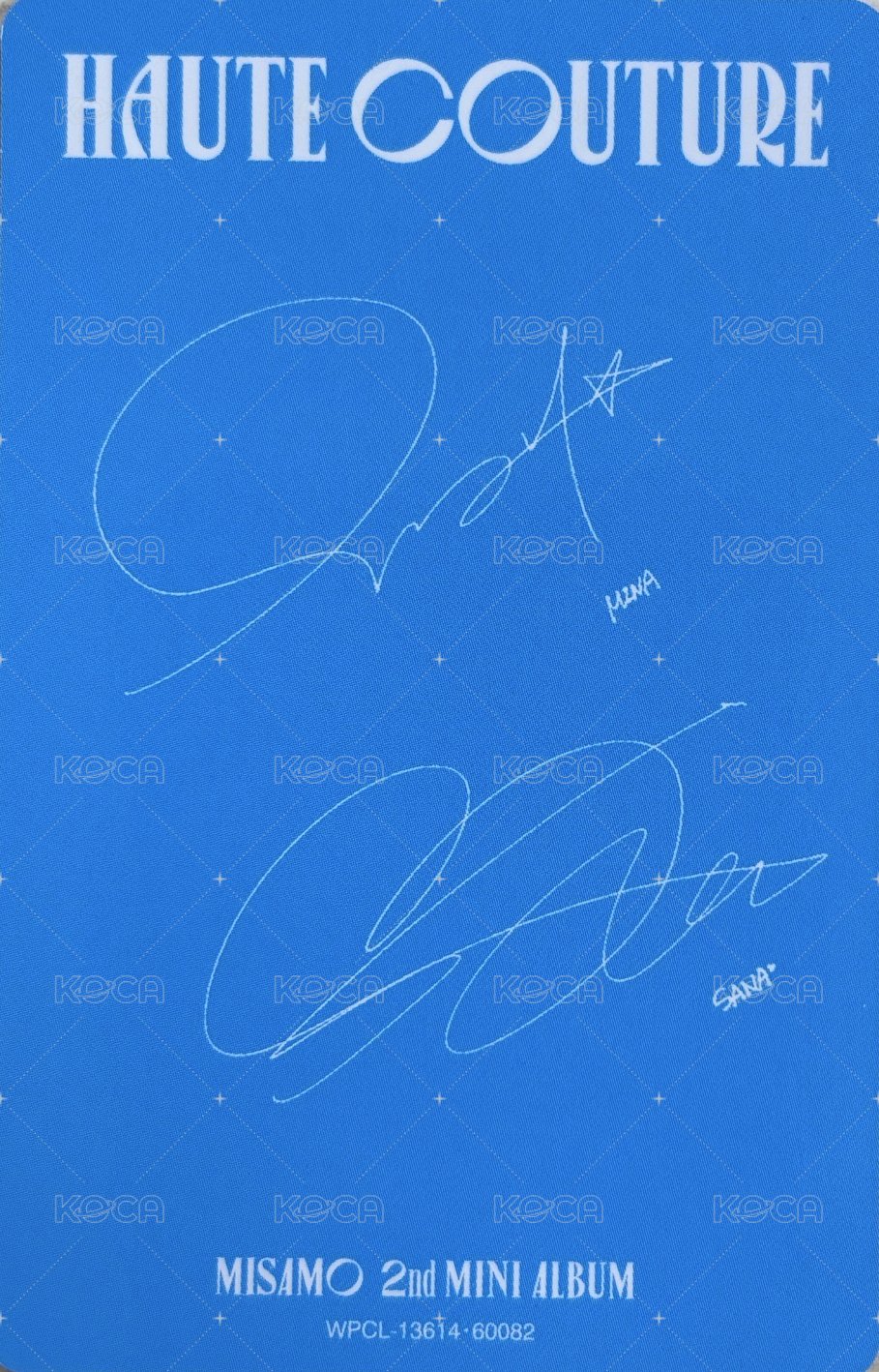 迷二 專輯卡  背面