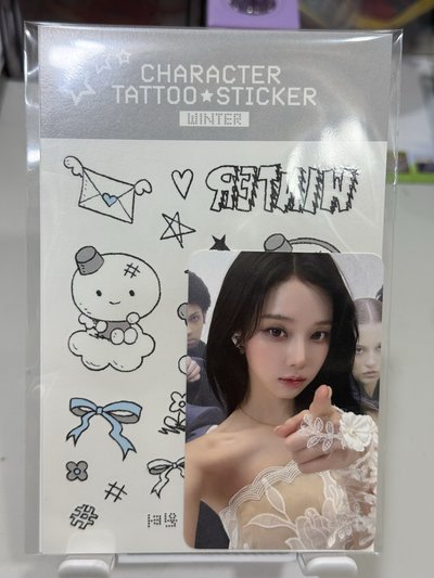 現貨 aespa 三巡 首爾場週 紋身貼紙小卡組