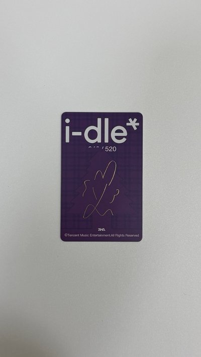 i-dle 薇娟五星卡