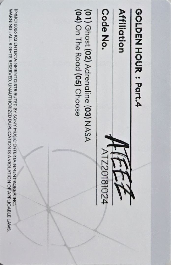 GH4 PB 專輯卡 Z ver. Z 背面