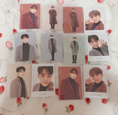 SEVENTEEN 冬季卡包 日卡 日本 卡包小卡 勝哲 淨漢 圓佑