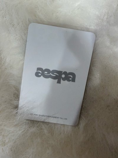 aespa隨機卡 瀏海柚