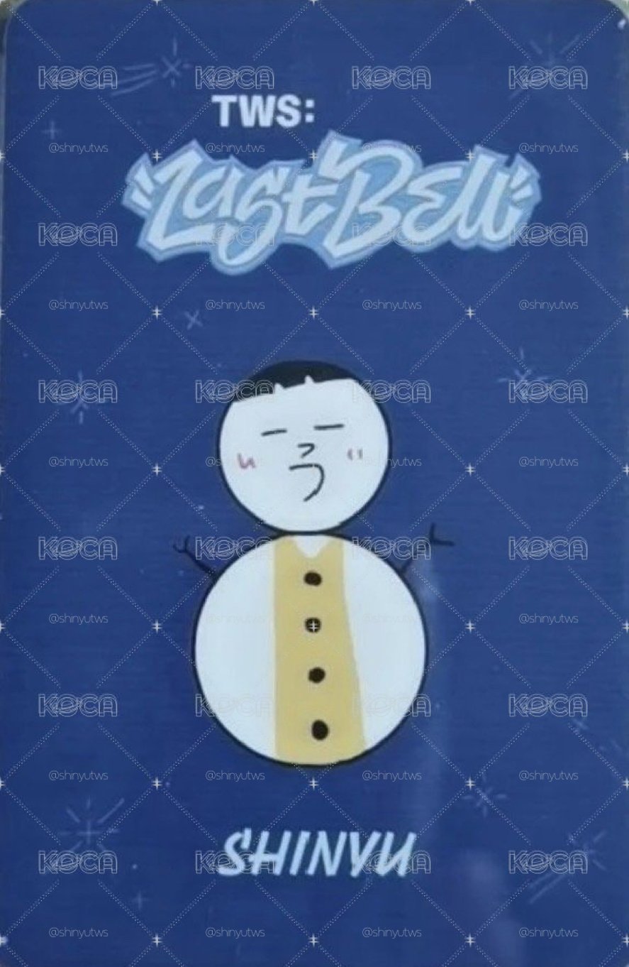 申惟單曲打歌卡 手繪卡背