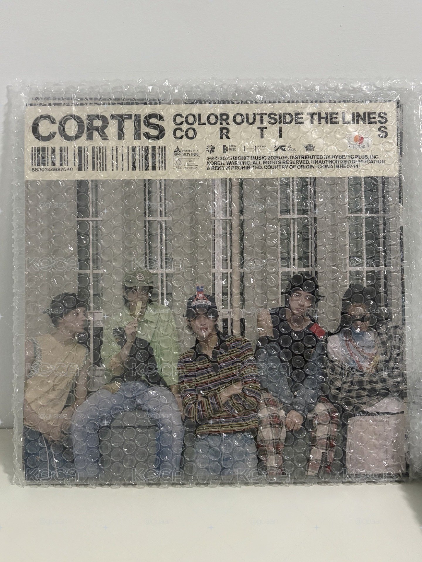 CORTIS - 首張單曲 [COLOR OUTSIDE THE LINES] (黑膠唱片)