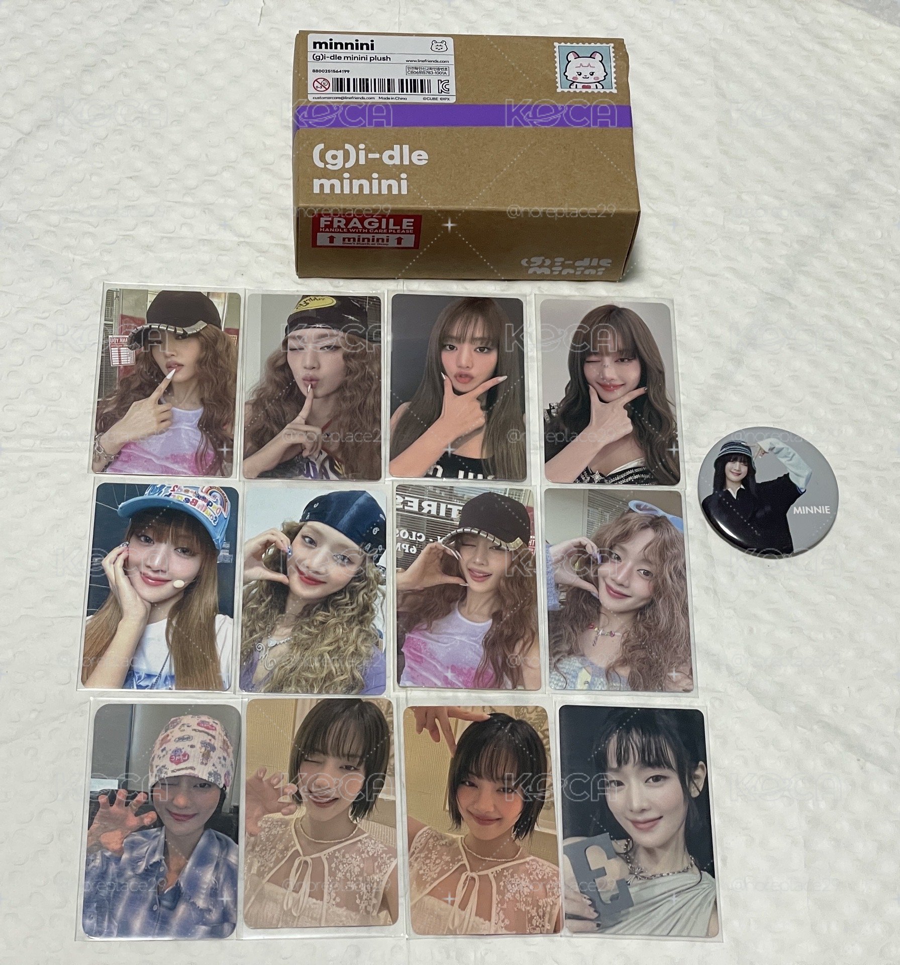 i-dle 米妮盒娃 日巡場週徽章