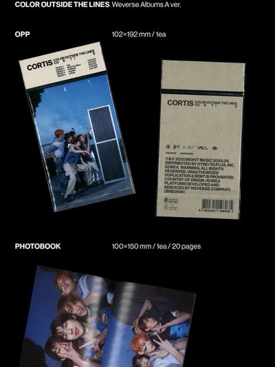 CORTIS - COLOR OUTSIDE THE LINES [首張單曲] (WEVERSE ALBUM版)