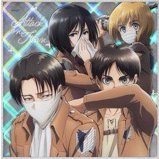 進擊的巨人 盲抽壓克力色紙 A款 綜 壓克力板 打掃款