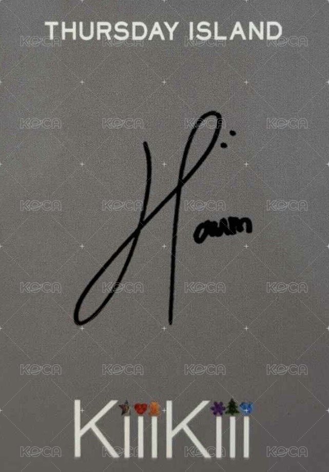 THURSDAY ISLAND 2.0 代言卡  背面
