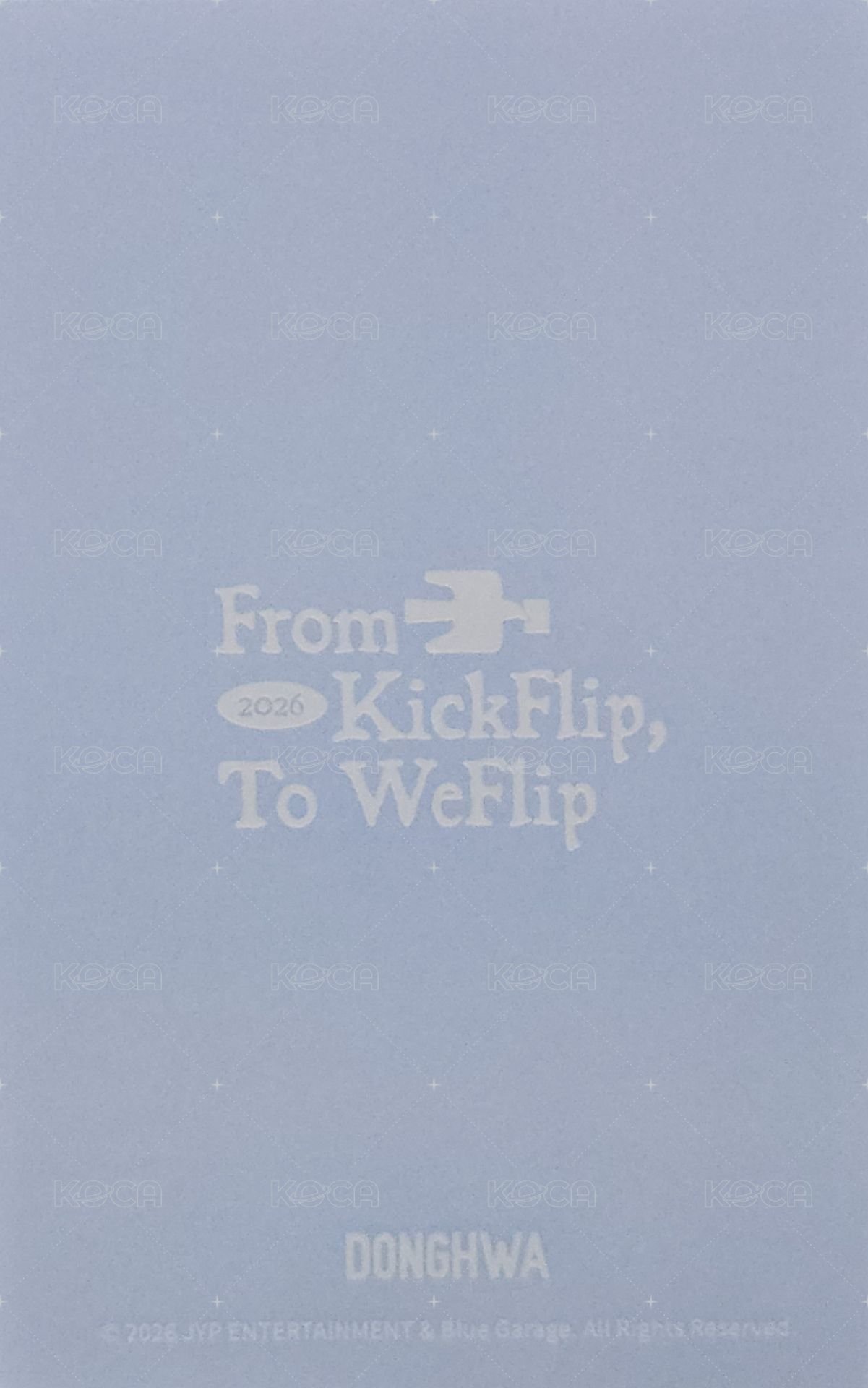 1st FC 周邊卡 照片裝飾組 背面