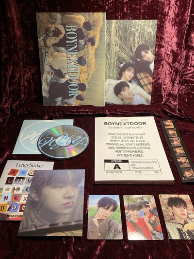 ⎝BOYNEXTDOOR⎞1st EP 'WHY..'  MOODY Ver. 全專