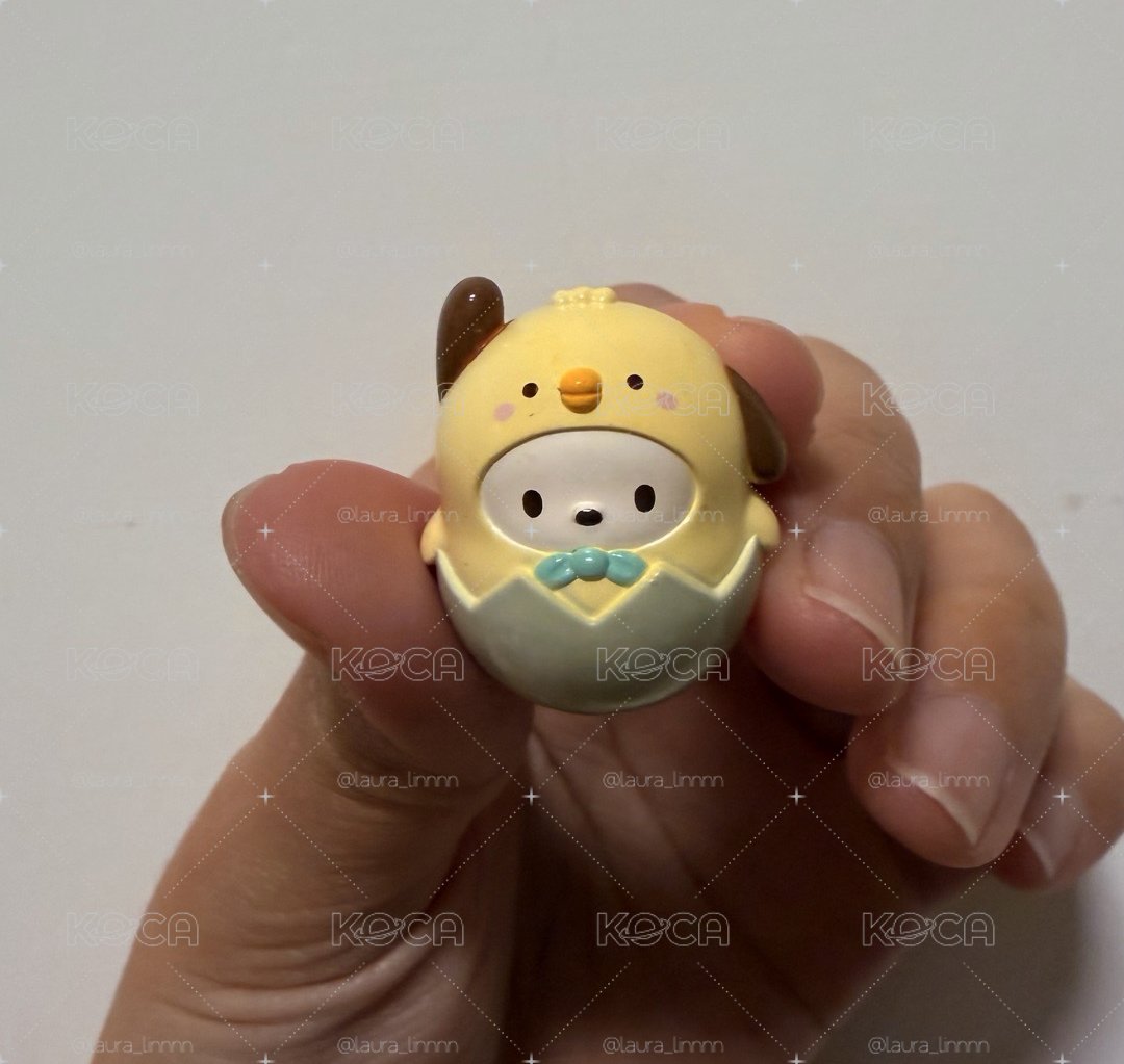 三麗鷗 復活節不倒翁泡澡球盲盒 帕恰狗