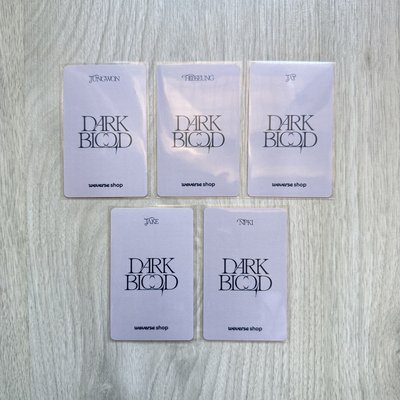 ENHYPEN DARK BLOOD sc恩靜版直播卡