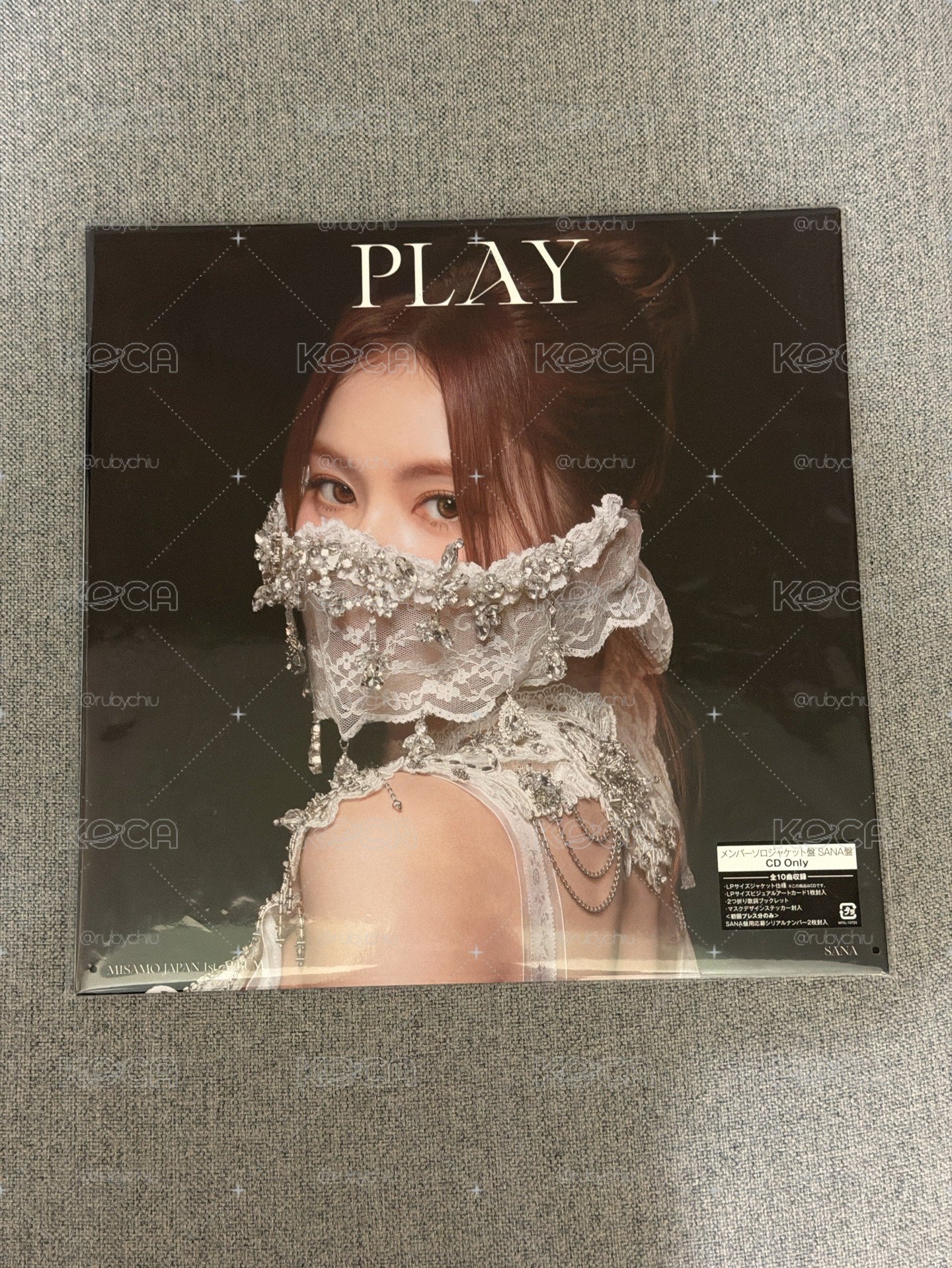 PLAY Sana單封+塔店透卡 無應募卷