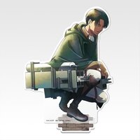 進擊的巨人～野獸巨人我來解決～ 立牌 D賞「里維 大型壓克力立牌」