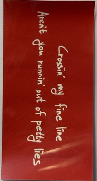 LXVE to DEATH Nemo ver. 專輯卡 訊息紙條