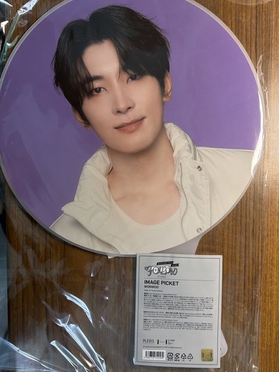 Follow JP圓紫大扇（全新未拆）