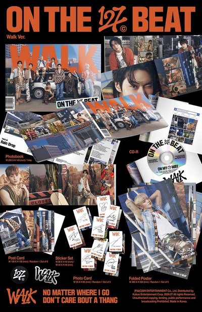 NCT127 walk walk ver. 已拆專 海報 明信片 專卡 台北簽售卡 金道英 Mark