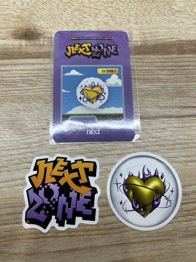 2026年曆卡+證件照+貼紙 個人set