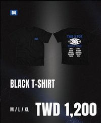 六巡 T恤 黑色 T-SHIRT 台北場週