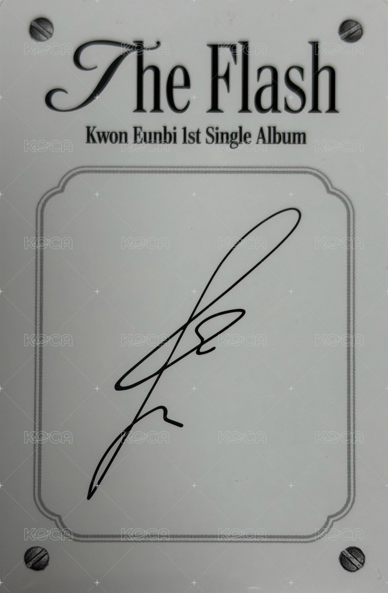 The Flash 專輯卡  背面